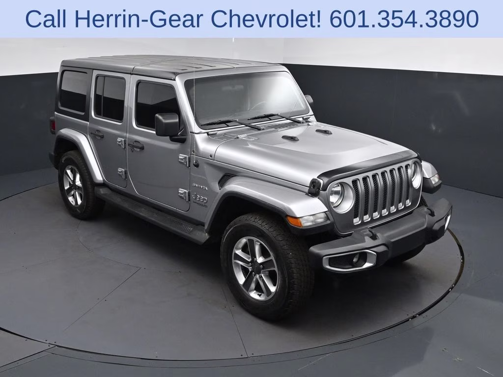 2021 Billet Silver Metallic Jeep Wrangler Unlimited Sahara 4X4 SUV