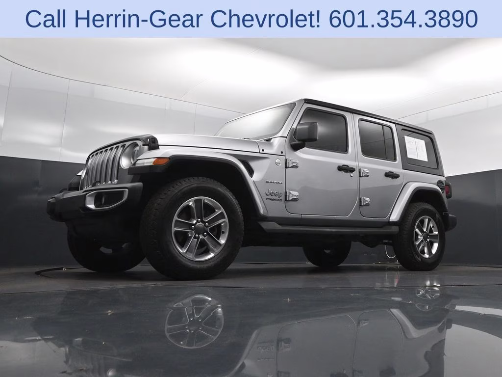2021 Billet Silver Metallic Jeep Wrangler Unlimited Sahara 4X4 SUV