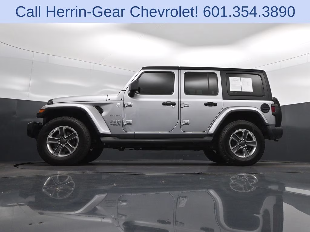 2021 Billet Silver Metallic Jeep Wrangler Unlimited Sahara 4X4 SUV