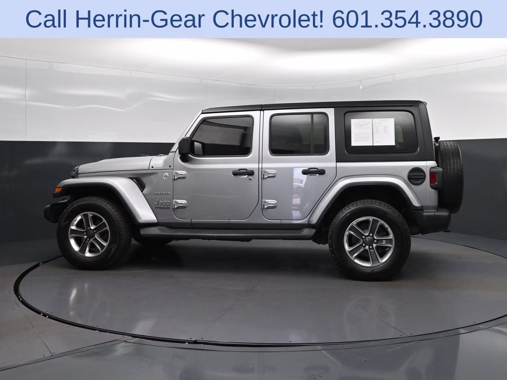 2021 Billet Silver Metallic Jeep Wrangler Unlimited Sahara 4X4 SUV