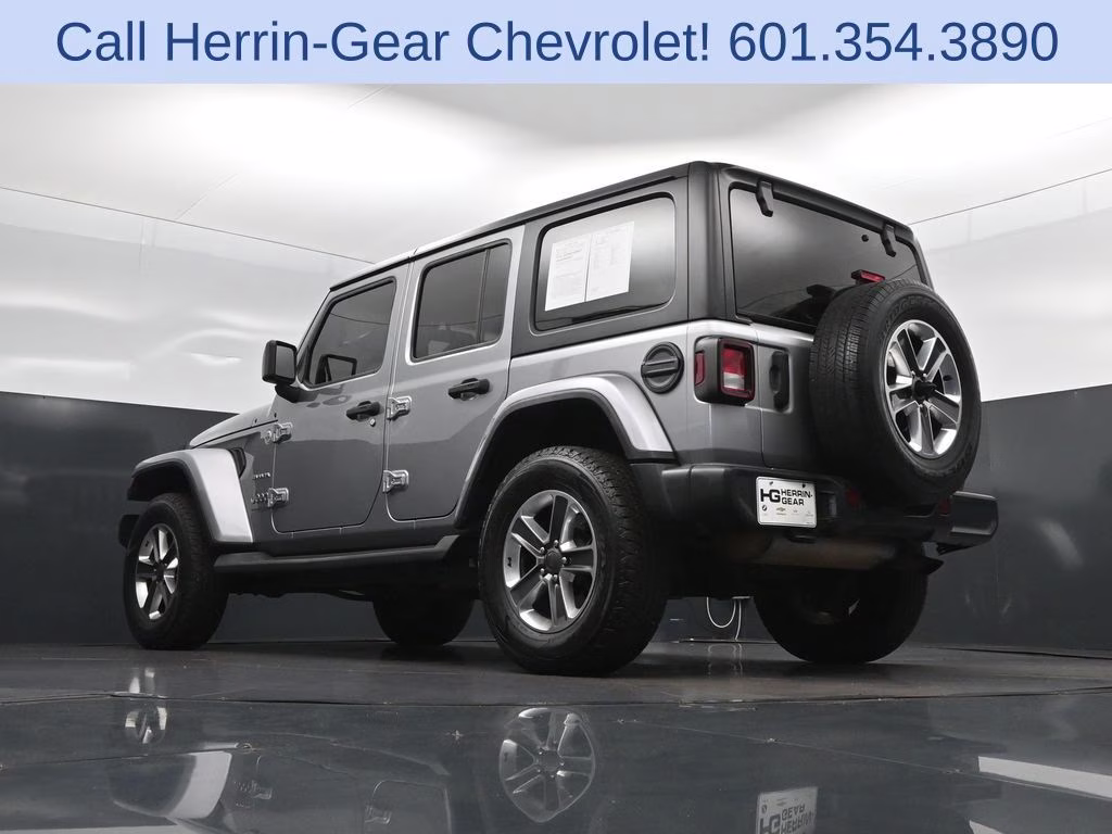 2021 Billet Silver Metallic Jeep Wrangler Unlimited Sahara 4X4 SUV