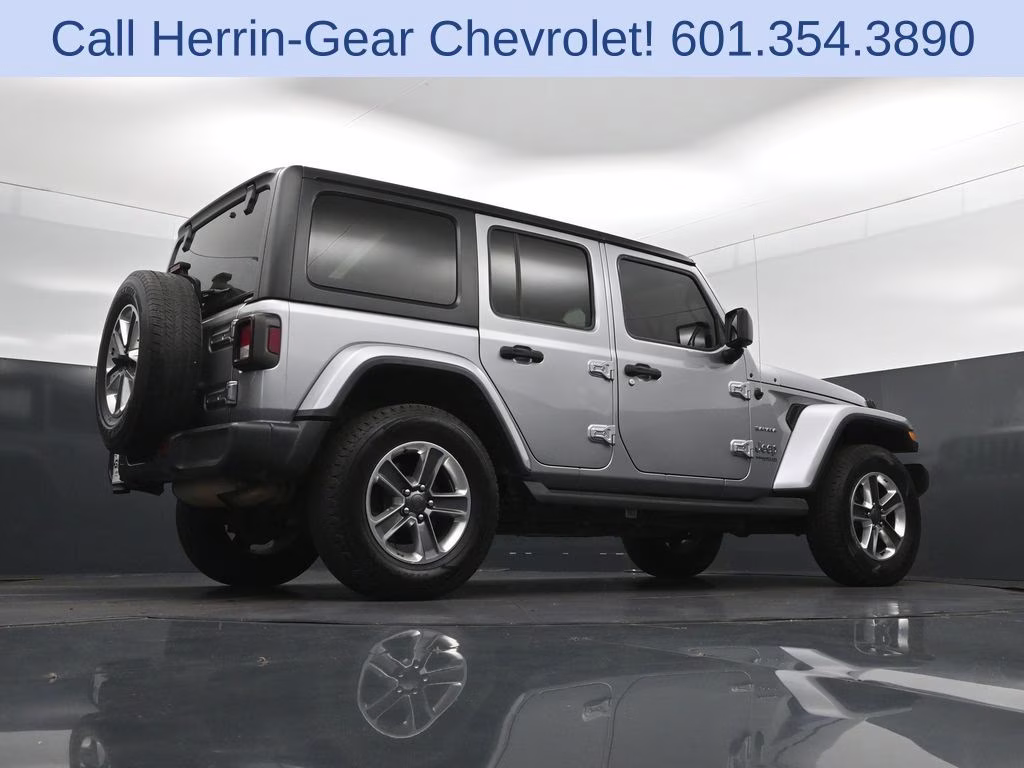 2021 Billet Silver Metallic Jeep Wrangler Unlimited Sahara 4X4 SUV