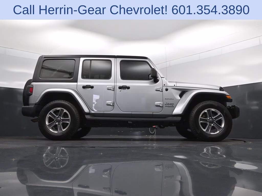 2021 Billet Silver Metallic Jeep Wrangler Unlimited Sahara 4X4 SUV