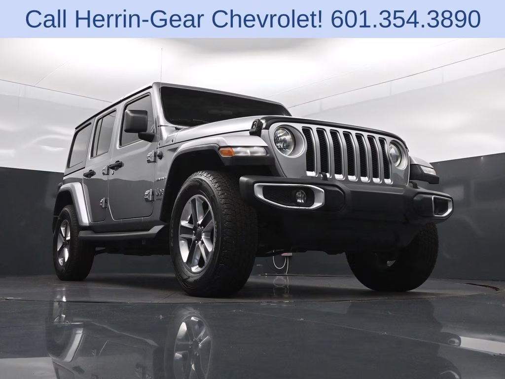2021 Billet Silver Metallic Jeep Wrangler Unlimited Sahara 4X4 SUV