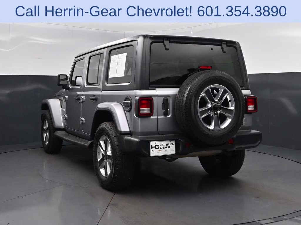 2021 Billet Silver Metallic Jeep Wrangler Unlimited Sahara 4X4 SUV