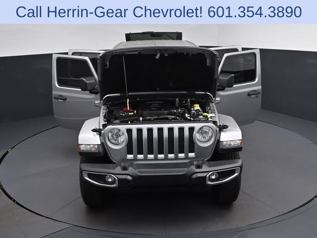 2021 Billet Silver Metallic Jeep Wrangler Unlimited Sahara 4X4 SUV