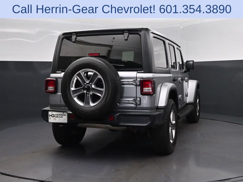 2021 Billet Silver Metallic Jeep Wrangler Unlimited Sahara 4X4 SUV