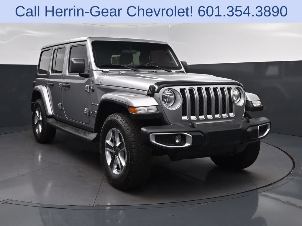 2021 Billet Silver Metallic Jeep Wrangler Unlimited Sahara 4X4 SUV