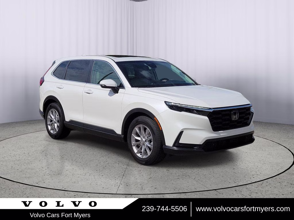 2025 Platinum White Pearl Honda CR-V EX-L FWD SUV