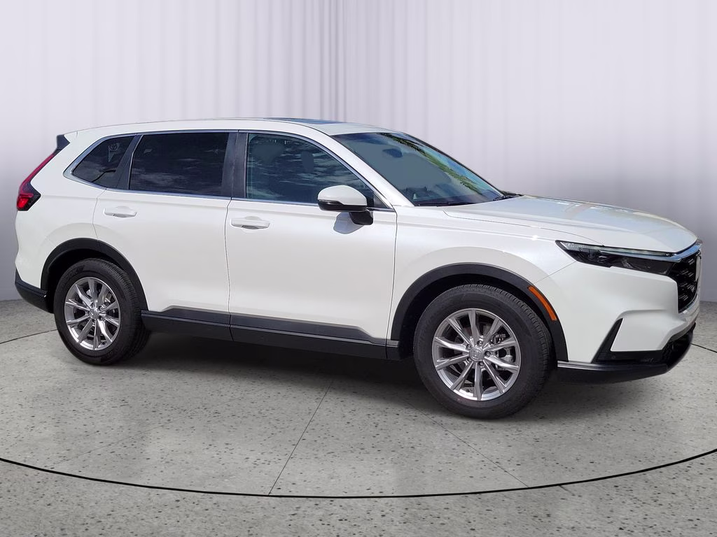 2025 Platinum White Pearl Honda CR-V EX-L FWD SUV