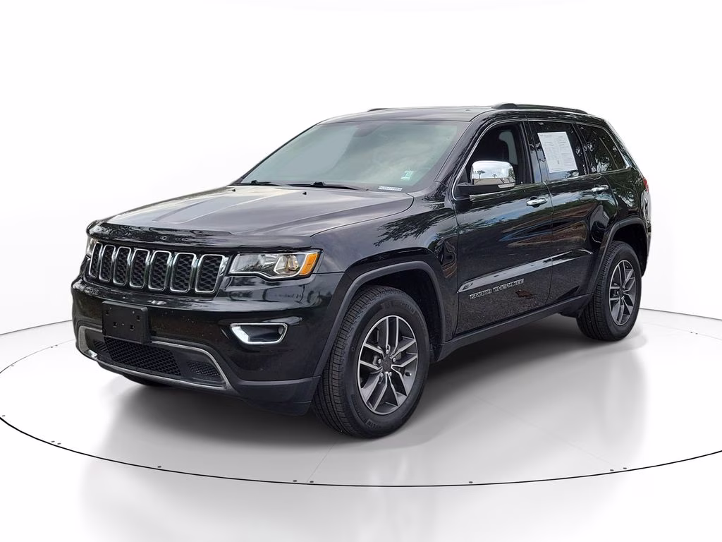 2019 Diamond Black Crystal Pearlcoat Jeep Grand Cherokee Limited 4X4 SUV