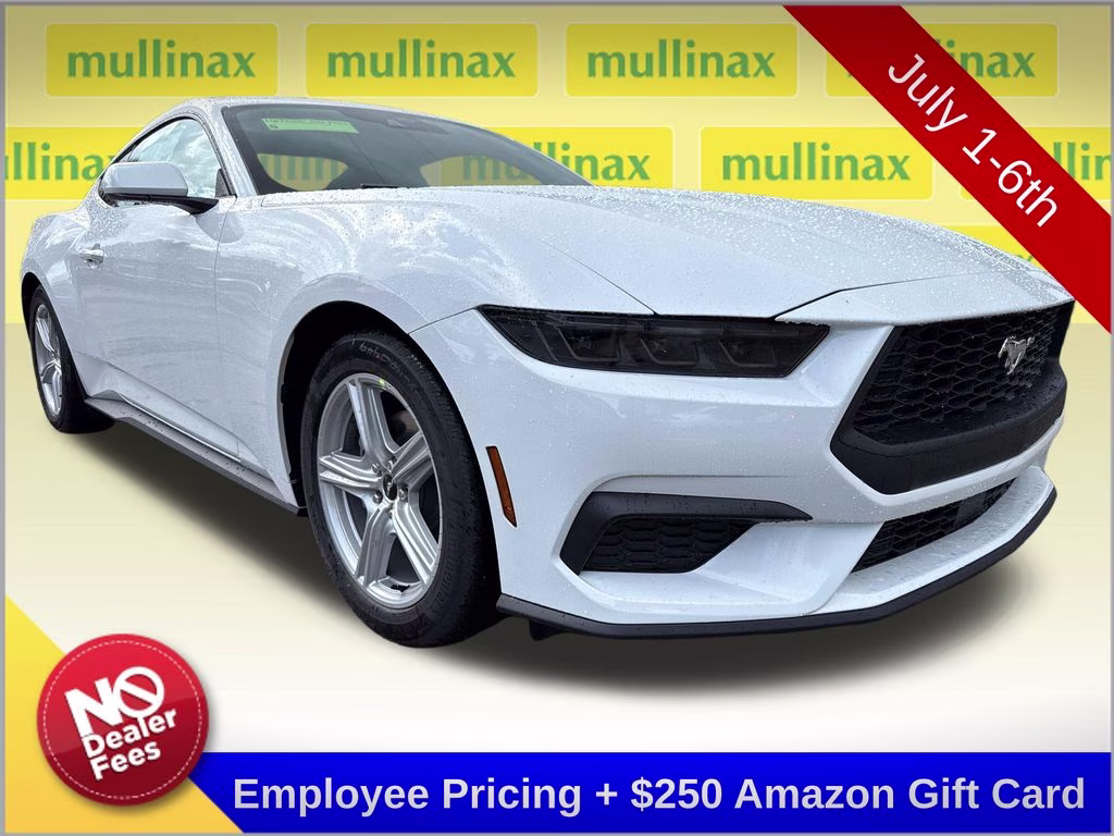 2026 Oxford White Ford Mustang EcoBoost RWD Coupe