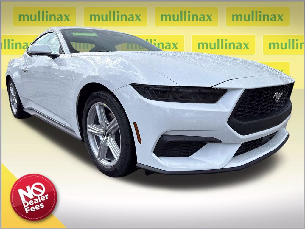 2026 Oxford White Ford Mustang EcoBoost RWD Coupe