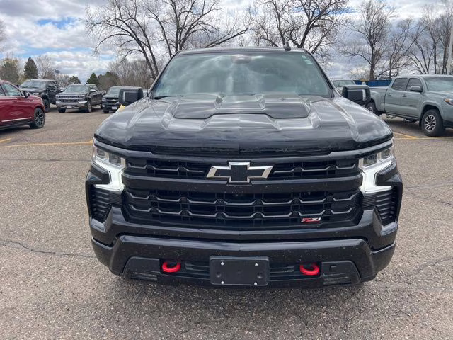 2022 Black Chevrolet Silverado 1500 LT Trail Boss 4X4 Truck