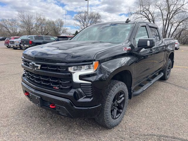2022 Black Chevrolet Silverado 1500 LT Trail Boss 4X4 Truck