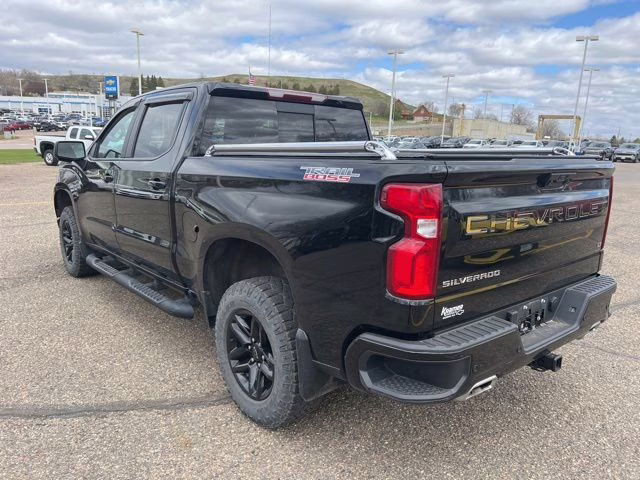 2022 Black Chevrolet Silverado 1500 LT Trail Boss 4X4 Truck