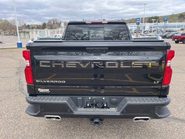 2022 Black Chevrolet Silverado 1500 LT Trail Boss 4X4 Truck