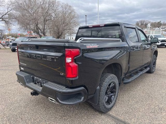 2022 Black Chevrolet Silverado 1500 LT Trail Boss 4X4 Truck