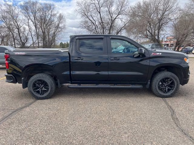 2022 Black Chevrolet Silverado 1500 LT Trail Boss 4X4 Truck