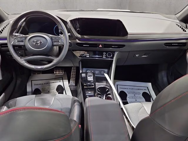 2023 Portofino Gray Hyundai Sonata N Line FWD Sedan