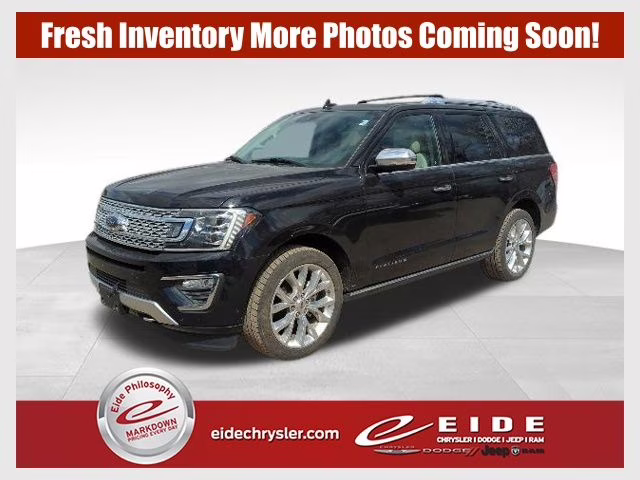 2019 Agate Black Metallic Ford Expedition Platinum 4X4 SUV