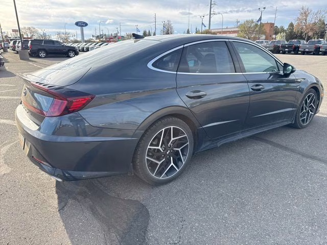 2023 Portofino Gray Hyundai Sonata N Line FWD Sedan