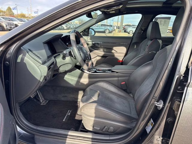 2023 Portofino Gray Hyundai Sonata N Line FWD Sedan