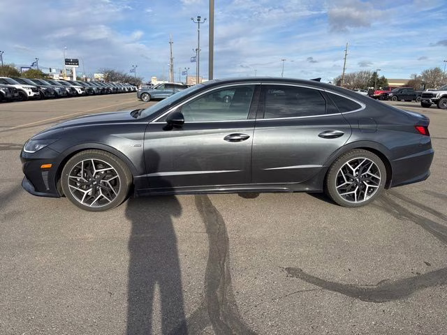 2023 Portofino Gray Hyundai Sonata N Line FWD Sedan