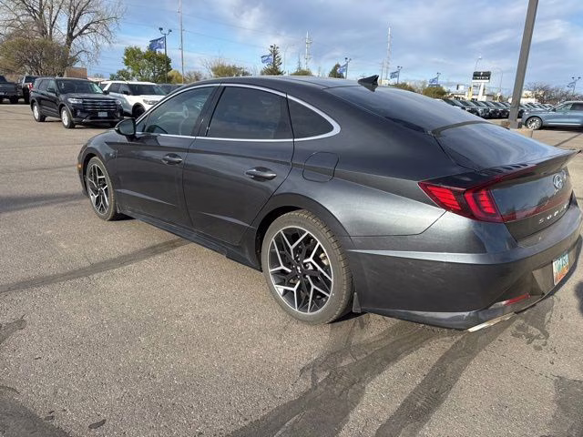 2023 Portofino Gray Hyundai Sonata N Line FWD Sedan