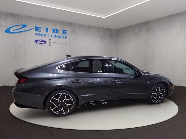 2023 Portofino Gray Hyundai Sonata N Line FWD Sedan
