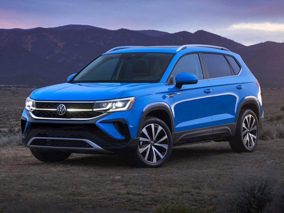2023 Gray Volkswagen Taos 1.5T SE AWD SUV