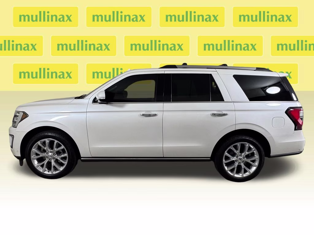 2018 White Platinum Clearcoat Metallic Ford Expedition Limited RWD SUV
