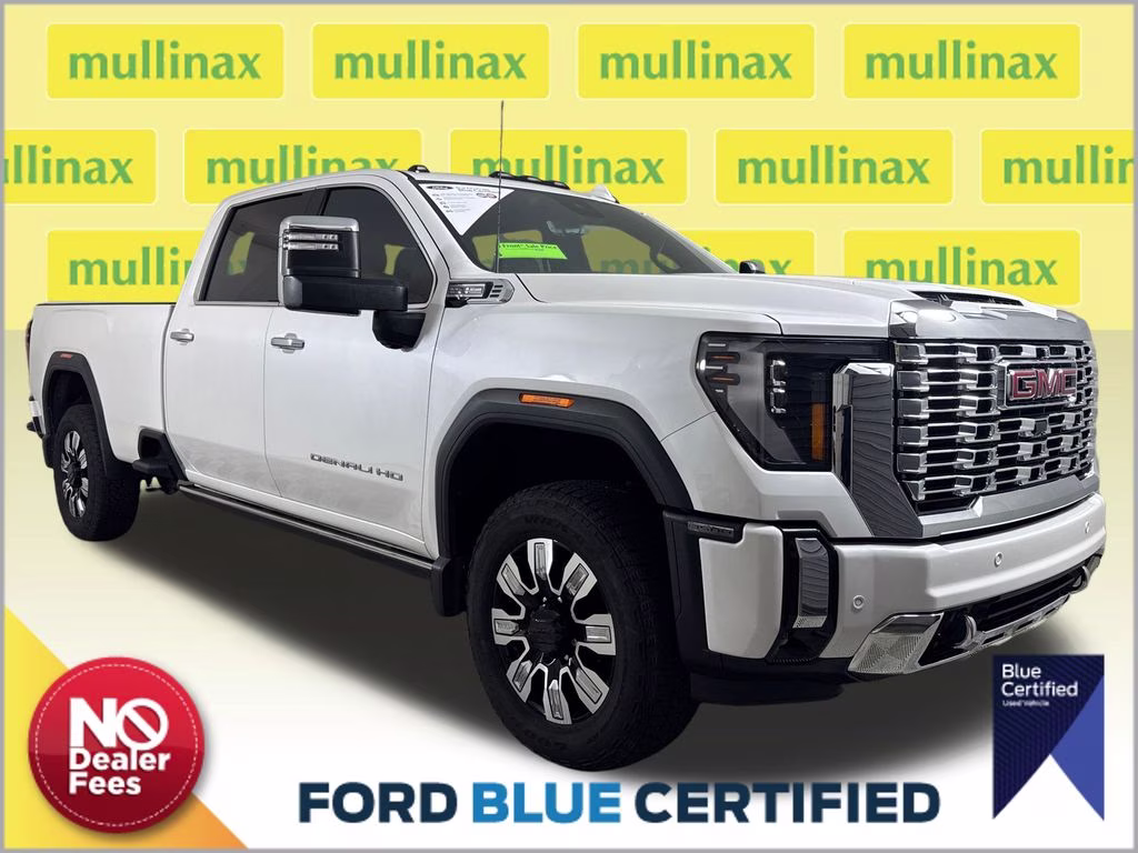 2025 White Frost Tricoat GMC Sierra 3500HD Denali 4X4 Truck