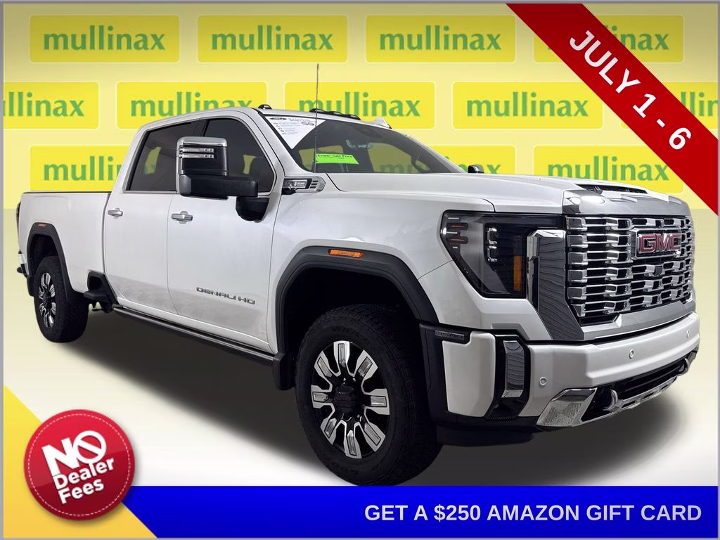 2025 White Frost Tricoat GMC Sierra 3500HD Denali 4X4 Truck