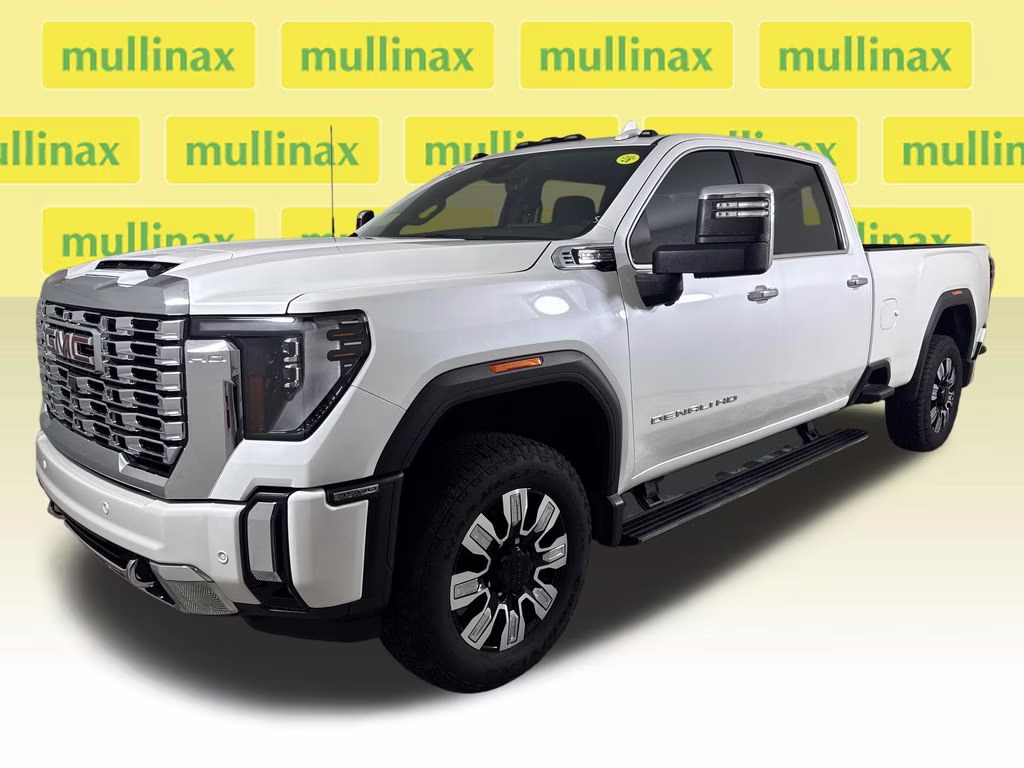2025 White Frost Tricoat GMC Sierra 3500HD Denali 4X4 Truck