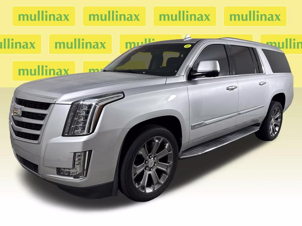 2016 Radiant Silver Metallic Cadillac Escalade ESV Premium RWD SUV