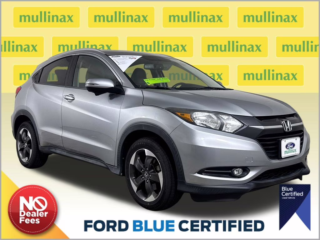 2018 Lunar Silver Metallic Honda HR-V EX-L AWD SUV