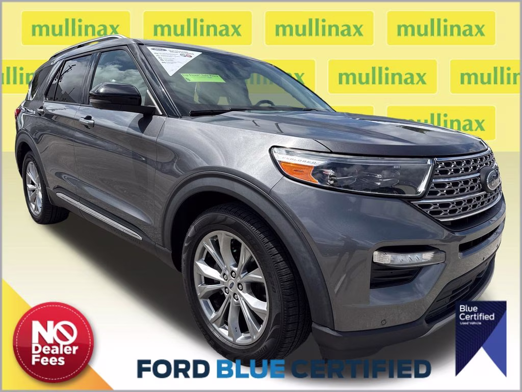 2021 Carbonized Gray Metallic Ford Explorer Limited RWD SUV