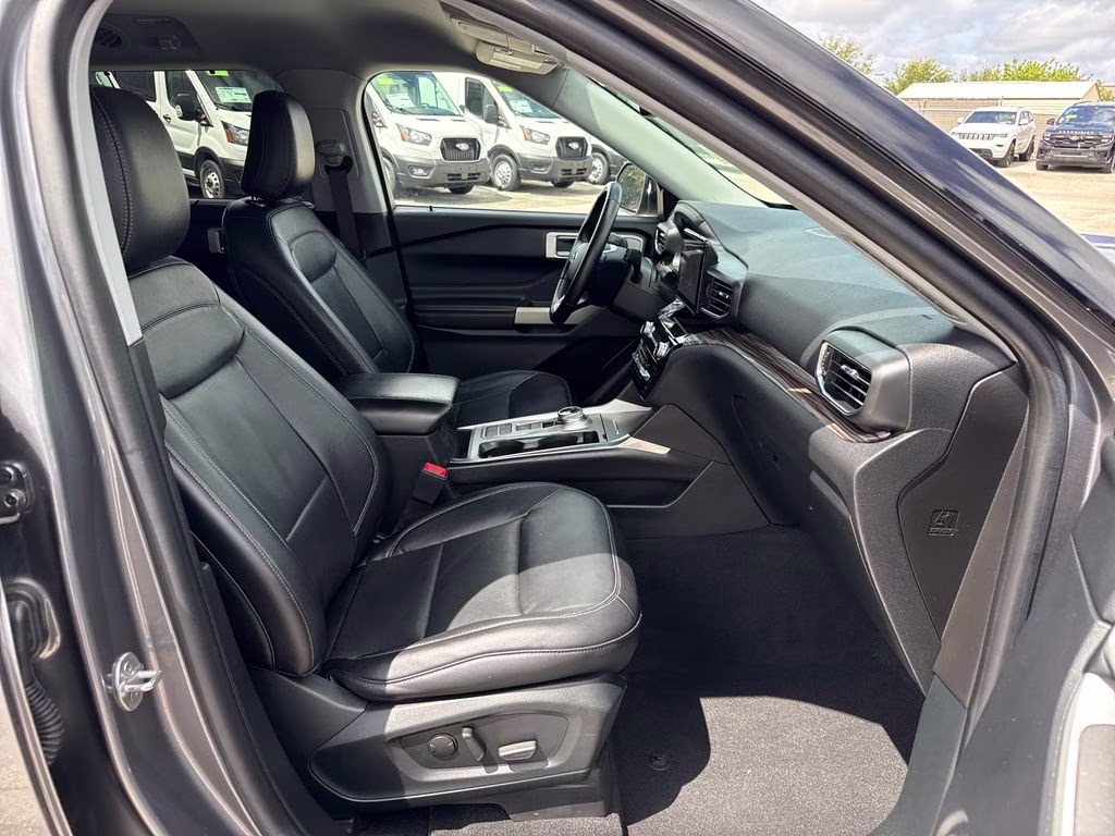 2021 Carbonized Gray Metallic Ford Explorer Limited RWD SUV