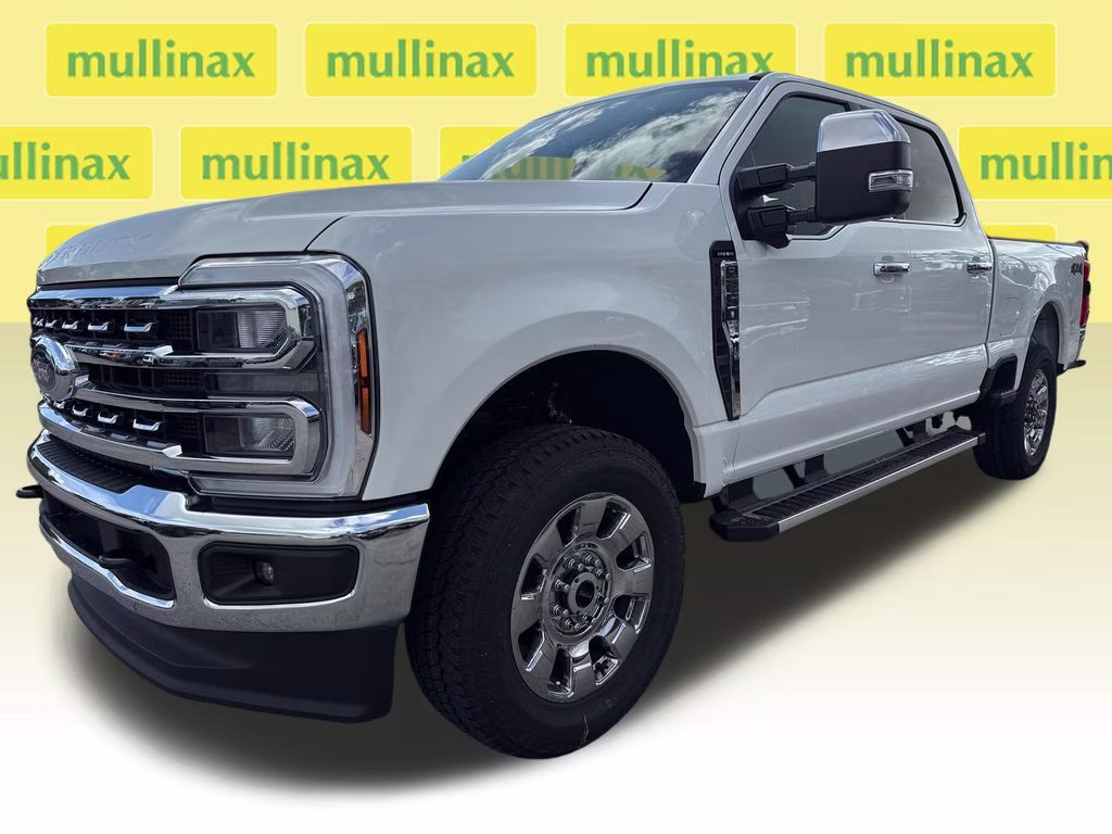 2026 Star White Metallic Tri-Coat Ford Super Duty F-250 SRW Lariat 4X4 Truck