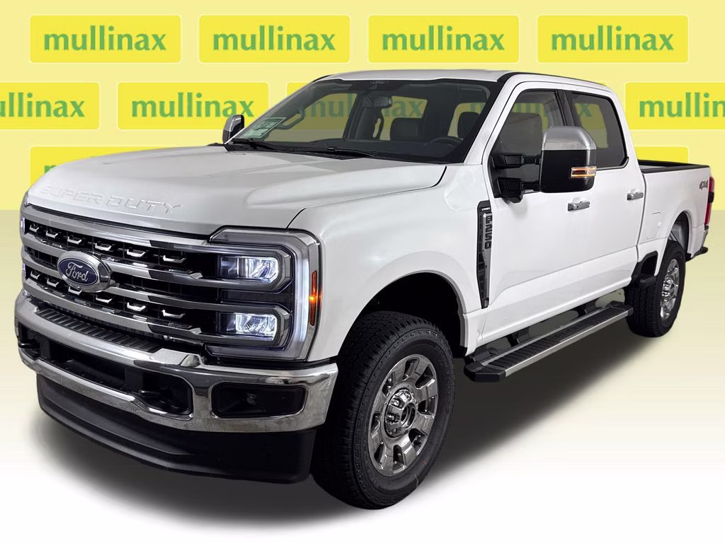 2026 Star White Metallic Tri-Coat Ford Super Duty F-250 SRW Lariat 4X4 Truck