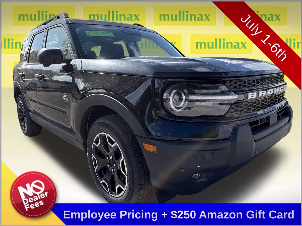 2026 Shadow Black Ford Bronco Sport Outer Banks 4X4 SUV