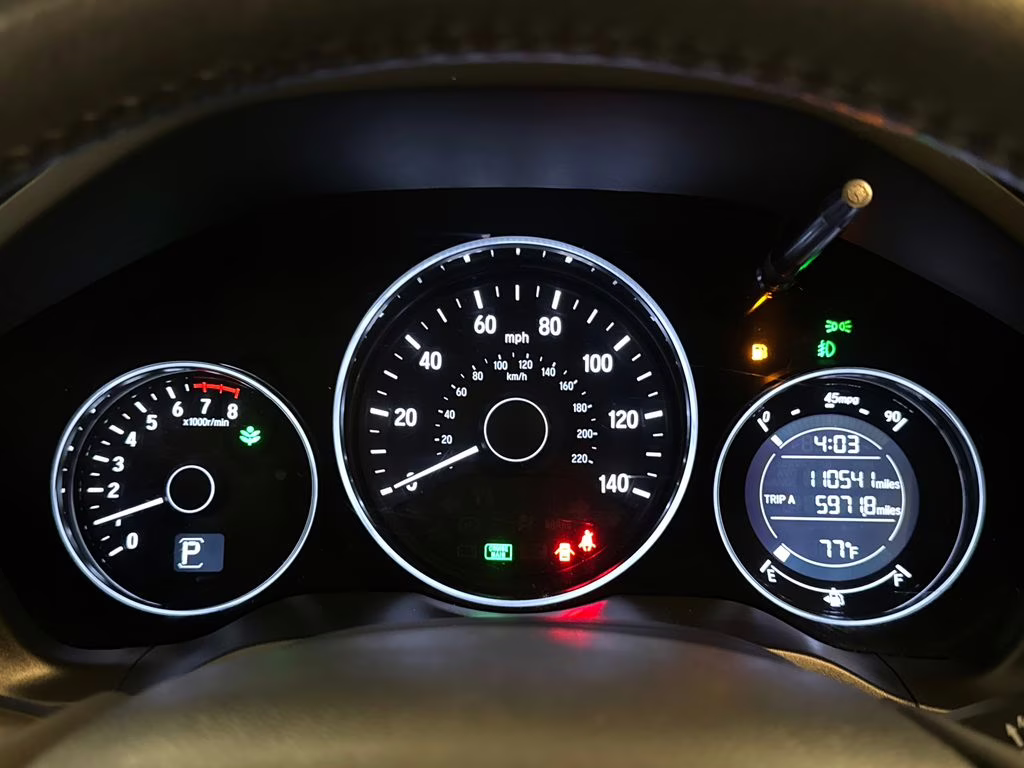 2018 Lunar Silver Metallic Honda HR-V EX-L AWD SUV
