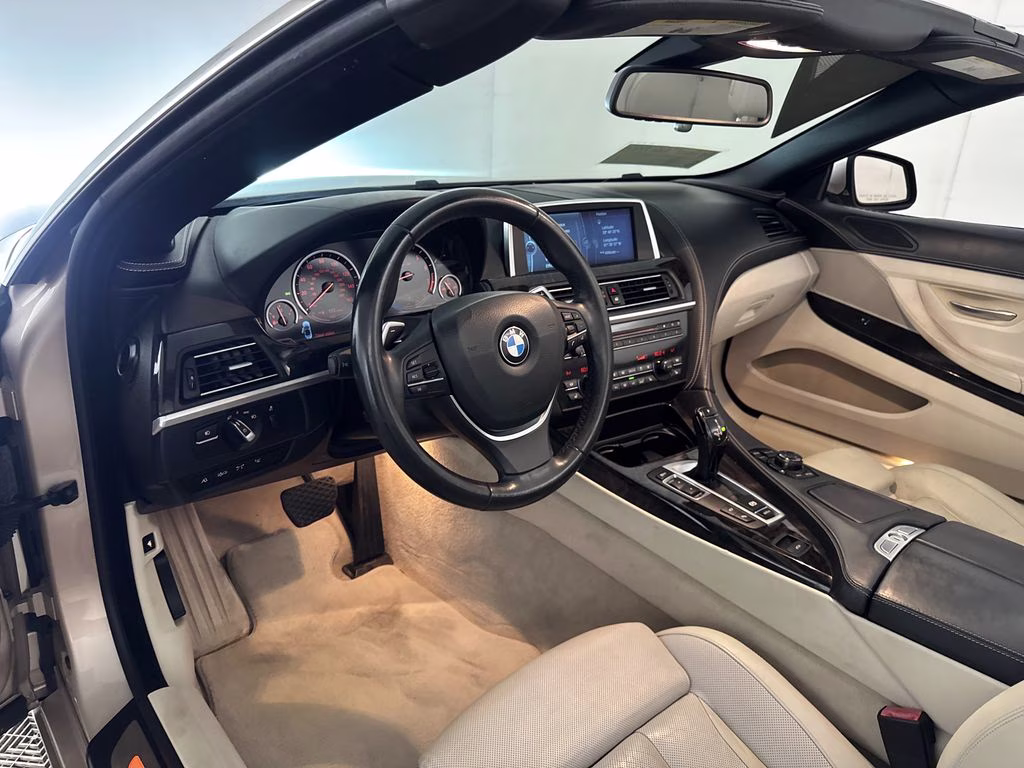 2013 Silver Metallic BMW 6 Series 650i RWD Convertible