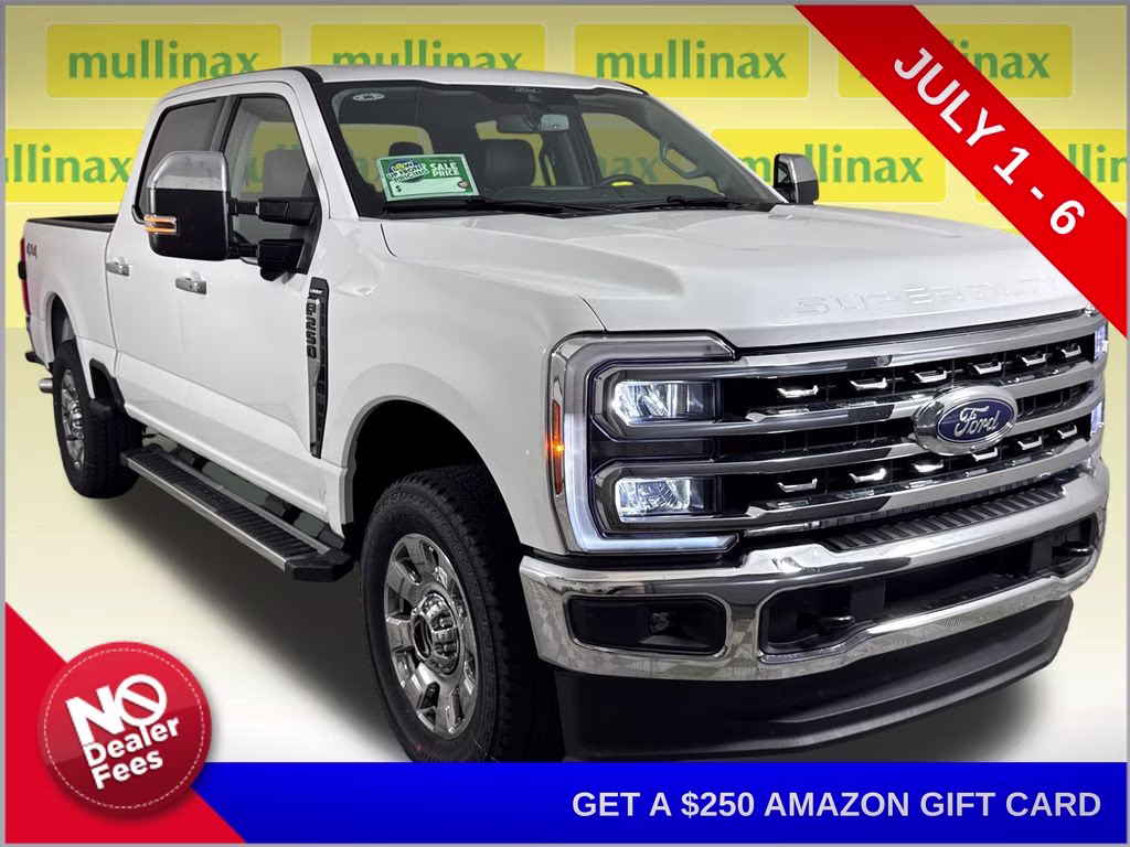2026 Star White Metallic Tri-Coat Ford Super Duty F-250 SRW Lariat 4X4 Truck