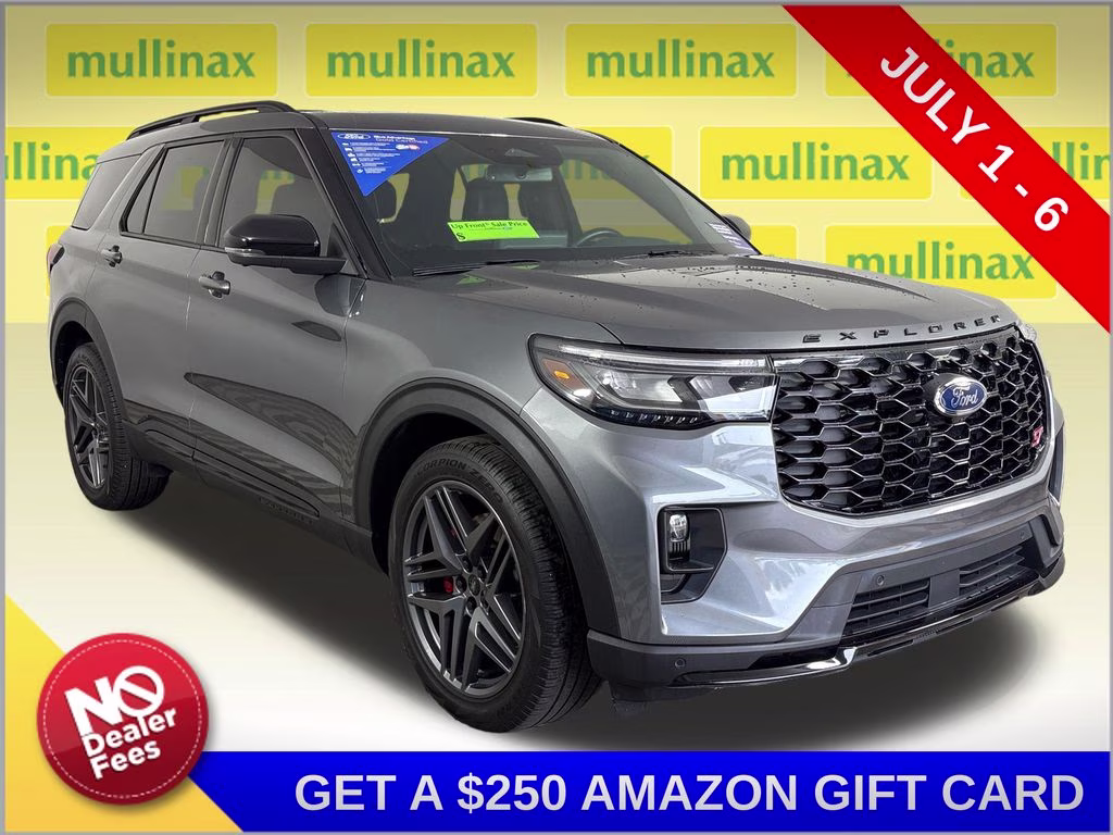 2025 Gray Metallic Ford Explorer ST 4X4 SUV