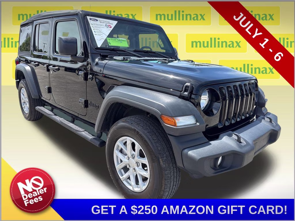 2023 Black Clearcoat Jeep Wrangler Sport S 4X4 SUV