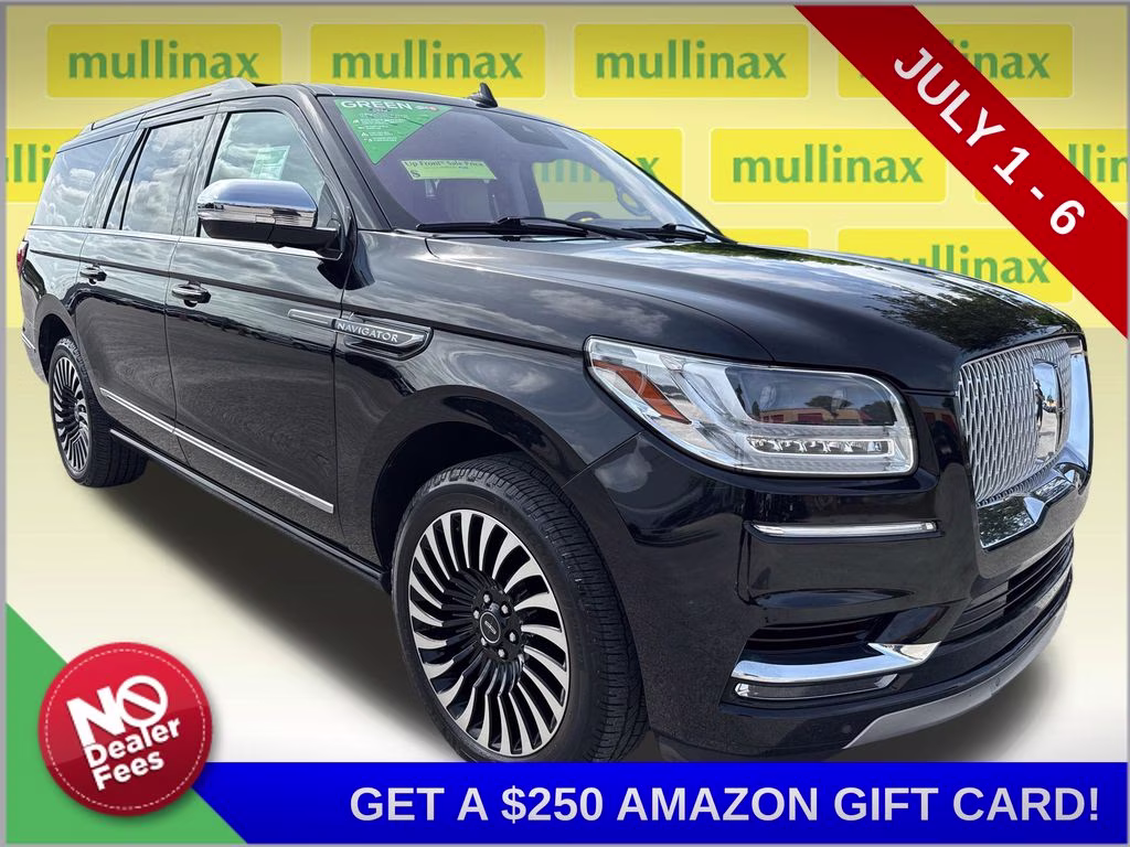 2020 Infinite Black Lincoln Navigator L Black Label 4X4 SUV