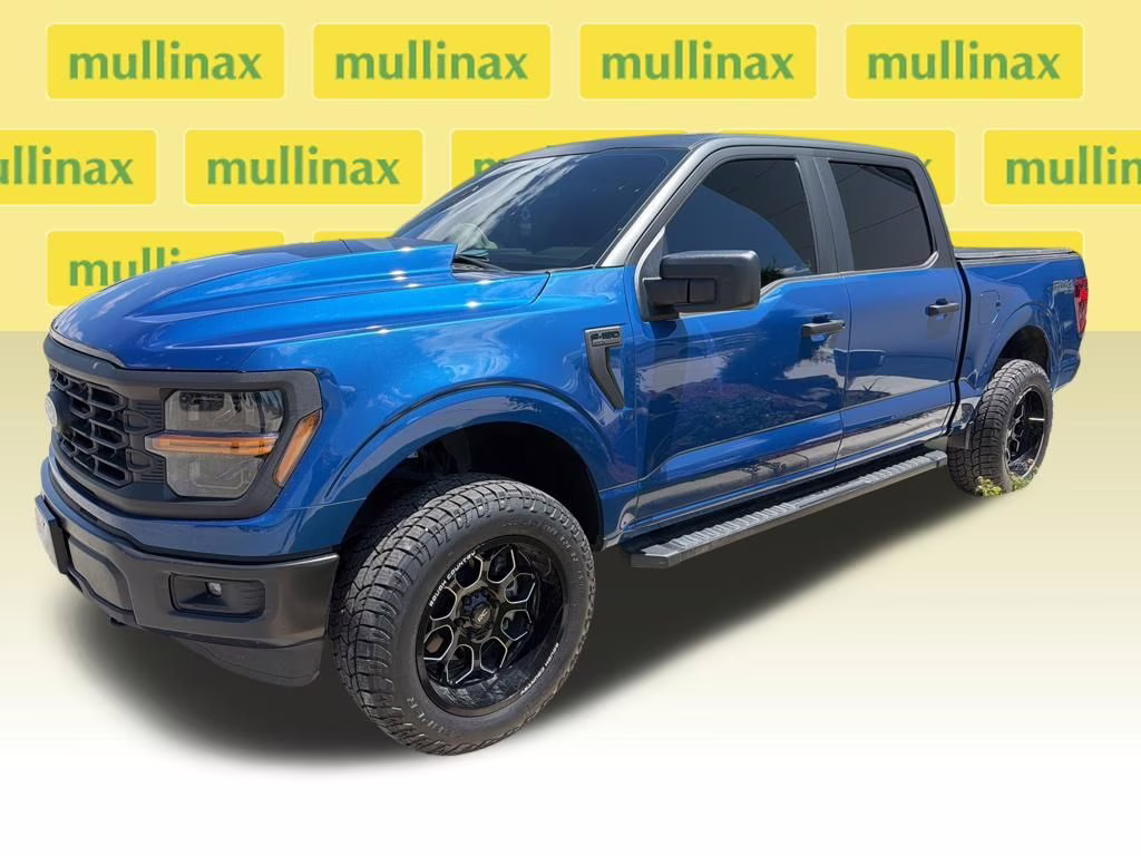 2024 Atlas Blue Metallic Ford F-150 STX 4X4 Truck