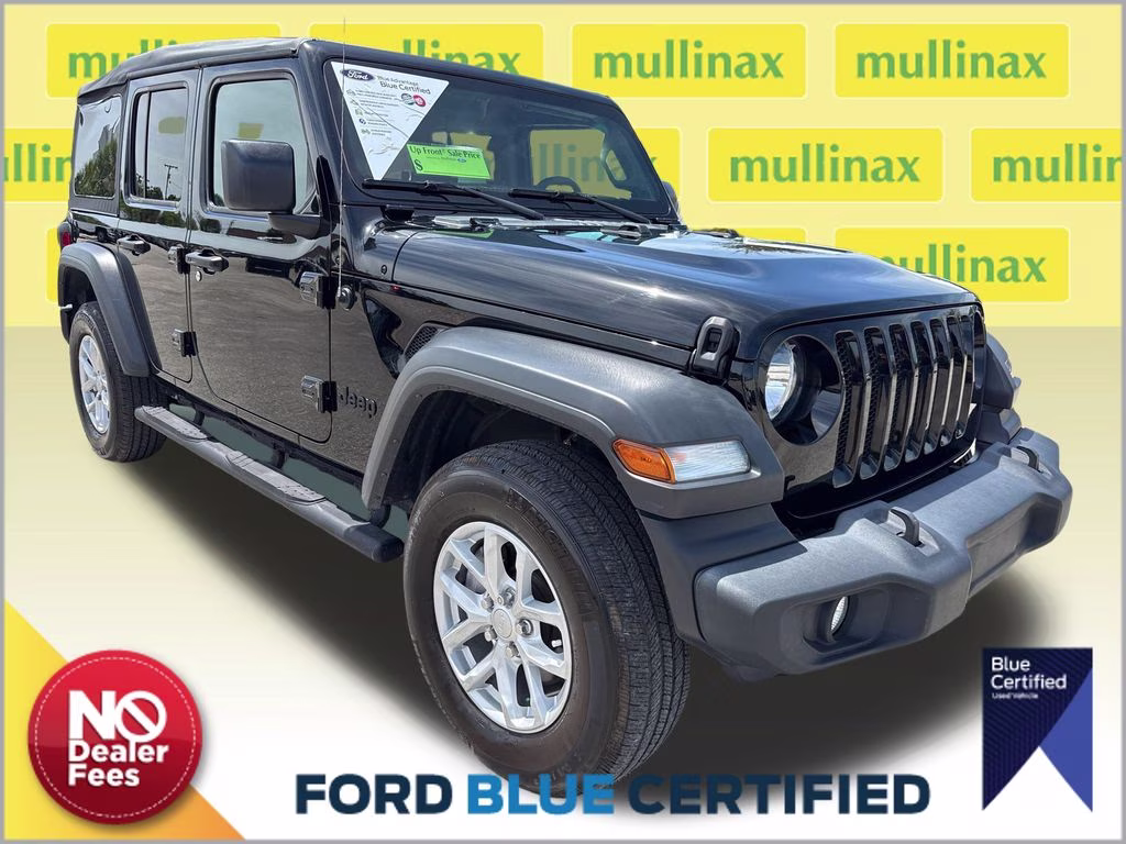 2023 Black Clearcoat Jeep Wrangler Sport S 4X4 SUV